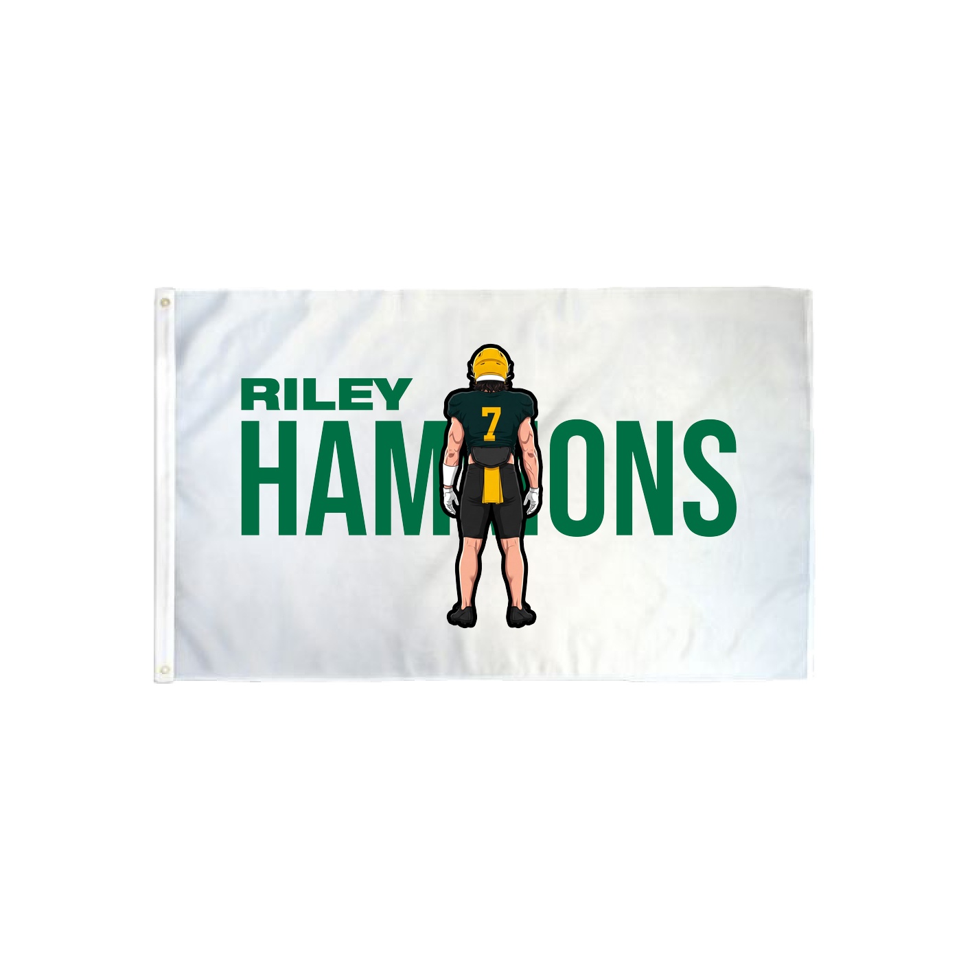 3x5 Flag — Player Name in Classic
