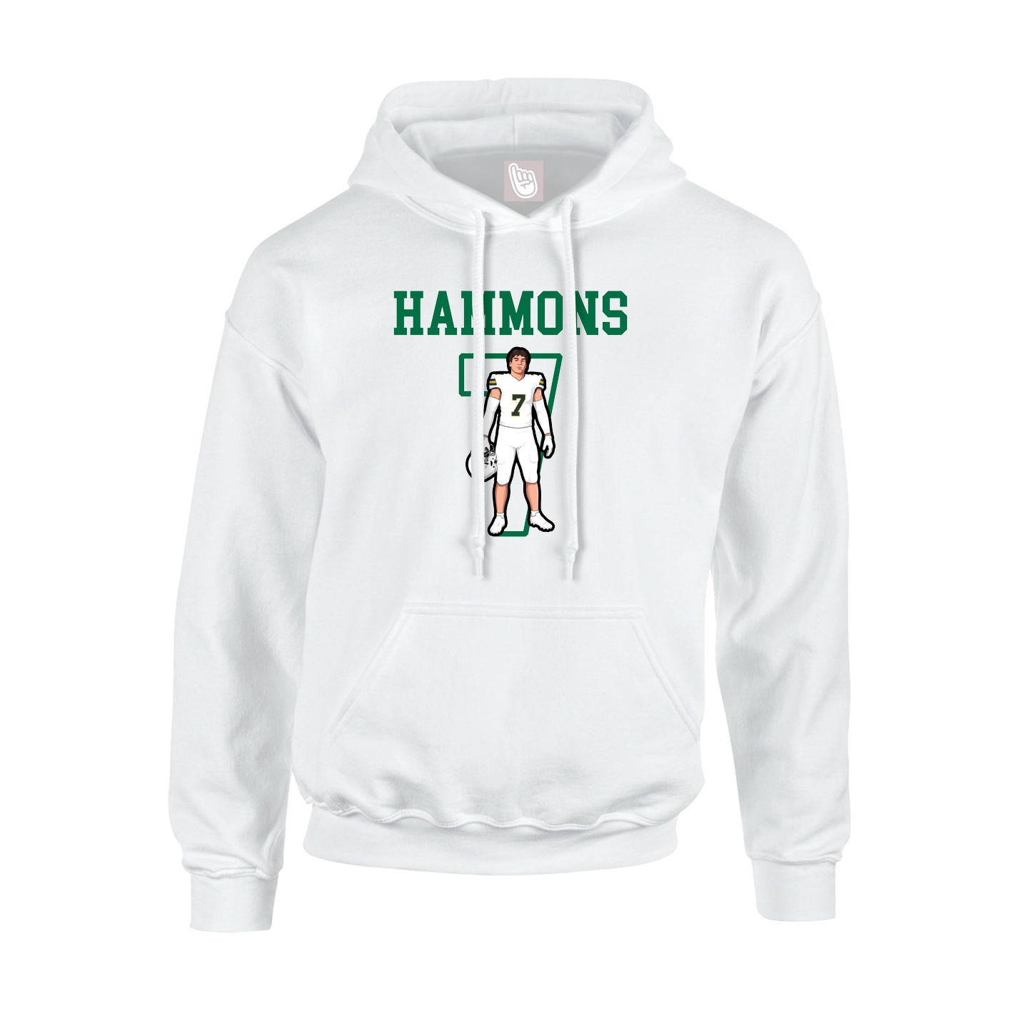 Youth Hoodie — Shirsey in White