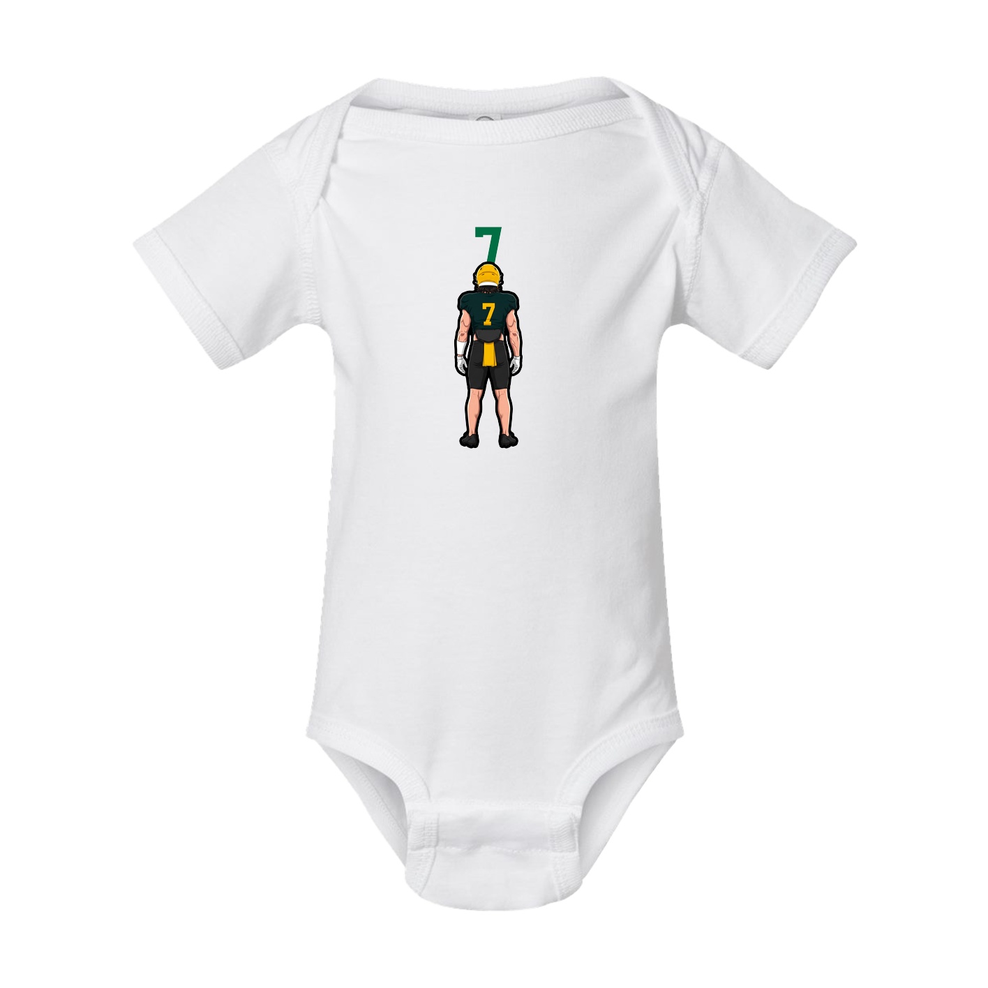Baby Onesie — Number Top in White