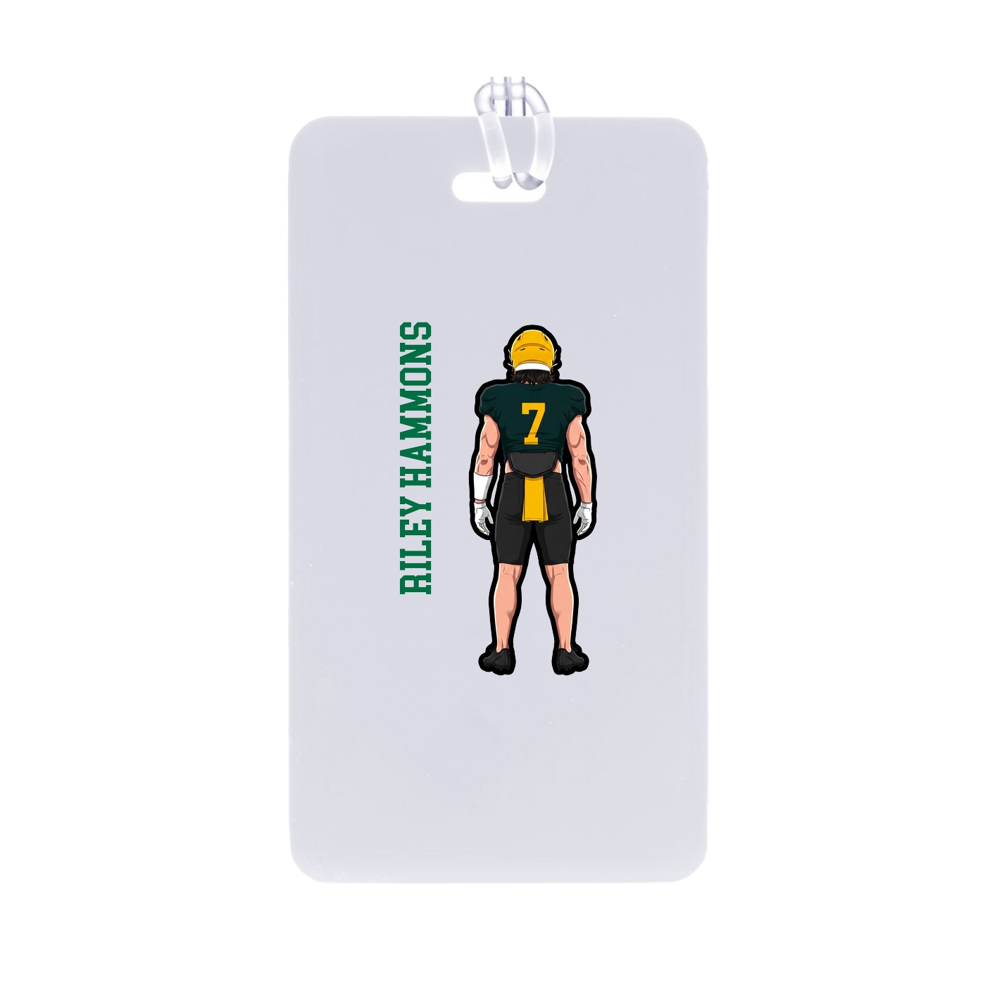 Bag Tag — Name Vertical in Classic