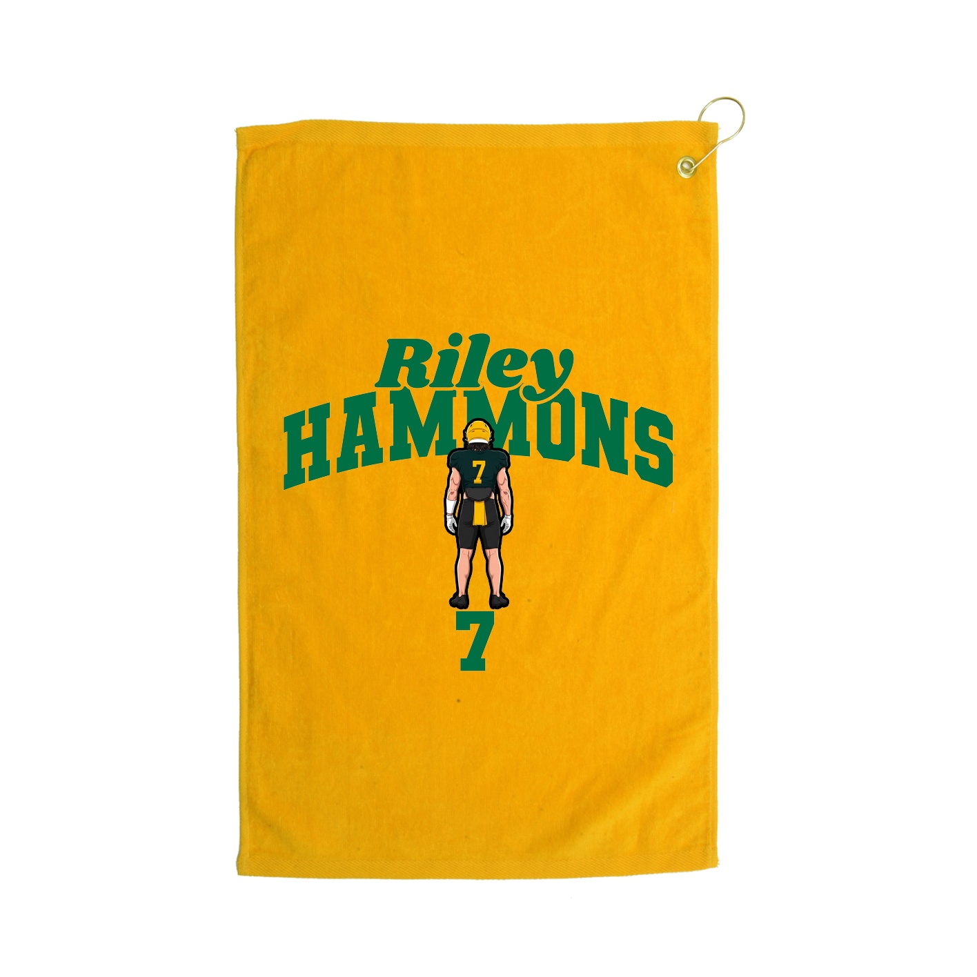 Golf Towel — Signature Arch in Gold