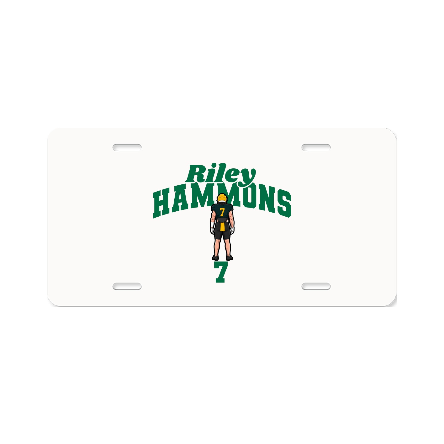 License Plate — Signature Arch in Classic