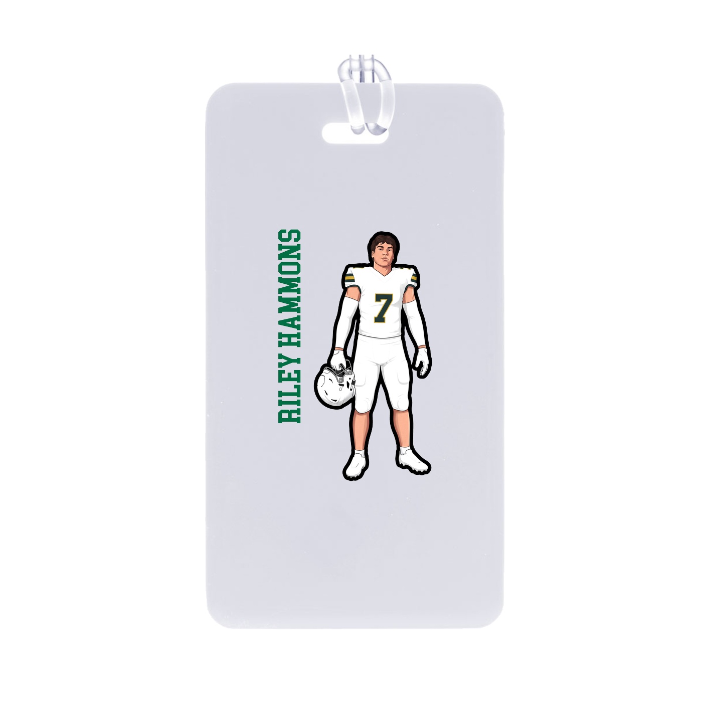 Bag Tag — Name Vertical in Classic