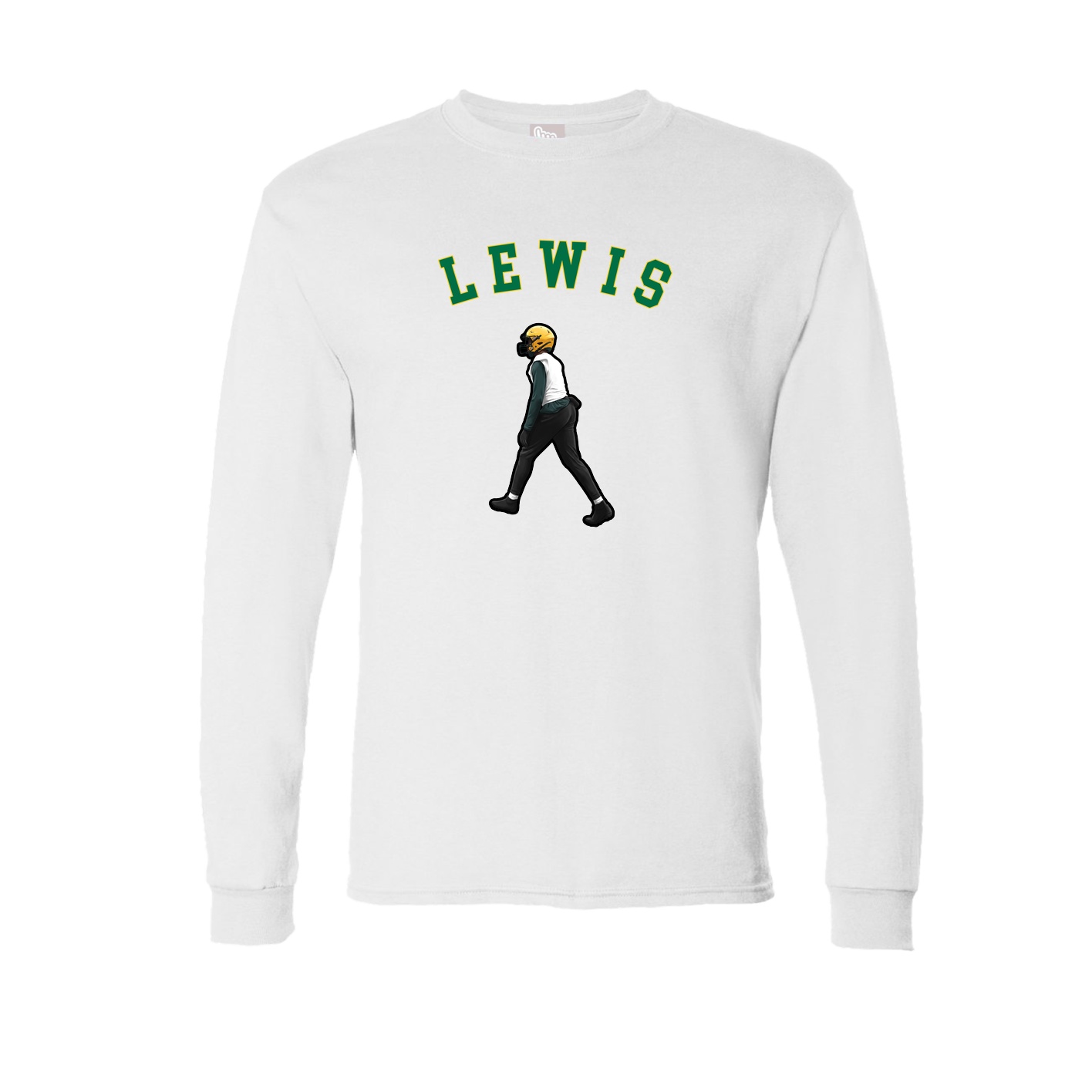 Long Sleeve Tee — Shirsey Arch in White