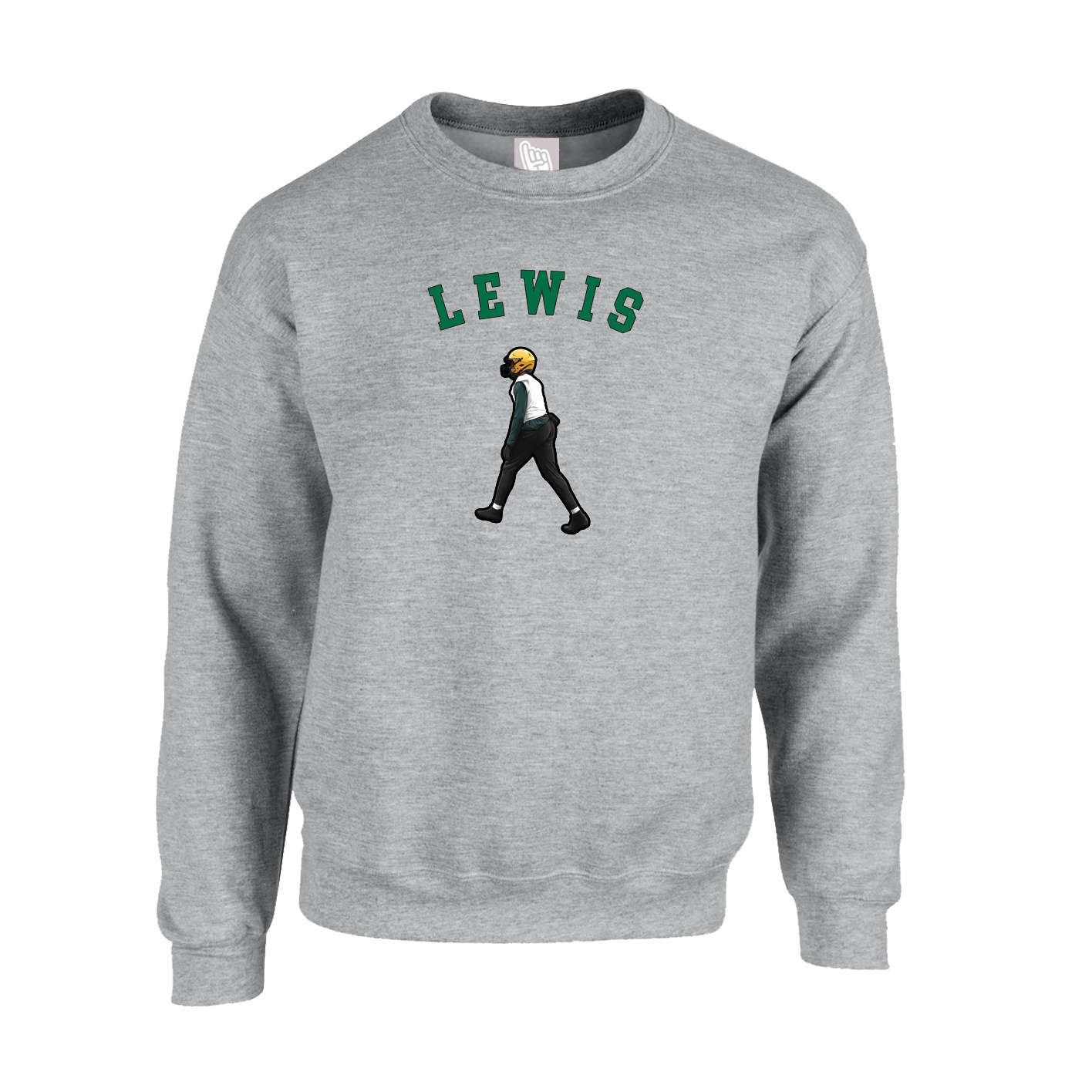 Fleece Crew — Shirsey Arch in Grey
