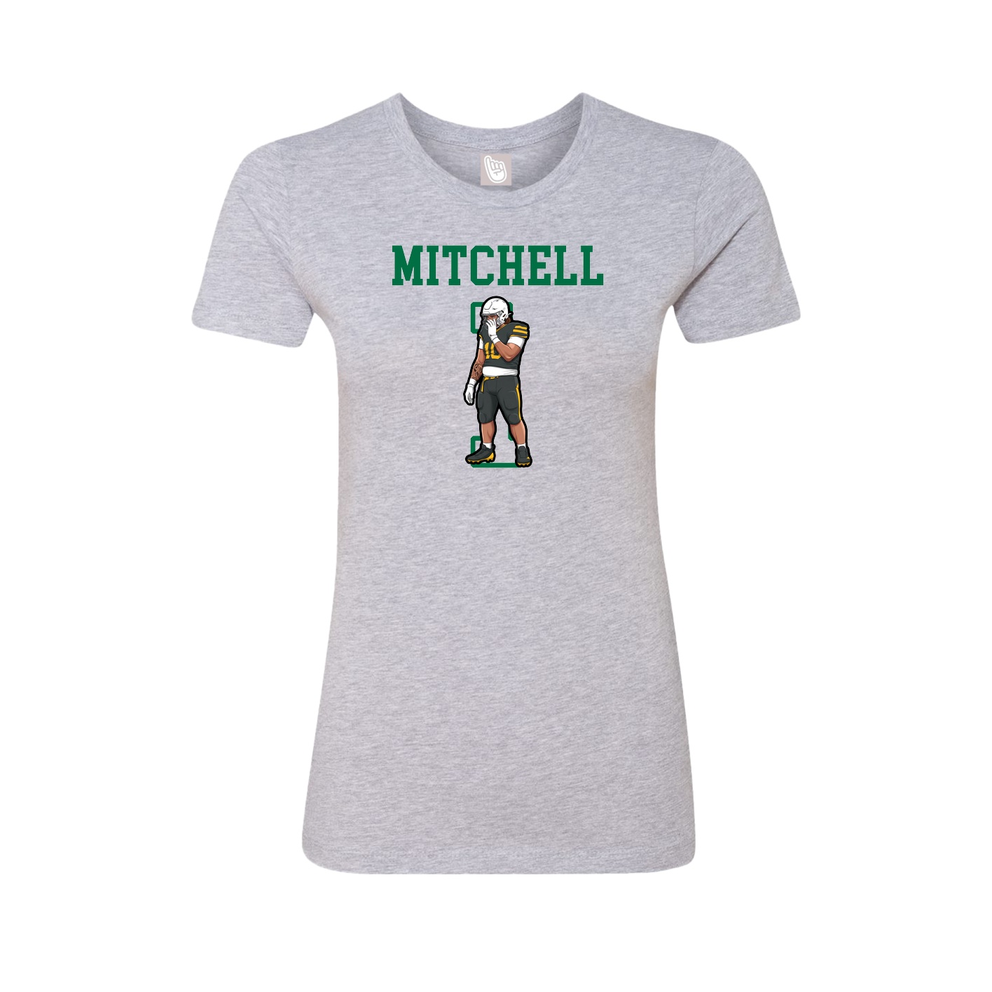 Fitted Women's Tee — Shirsey in Grey