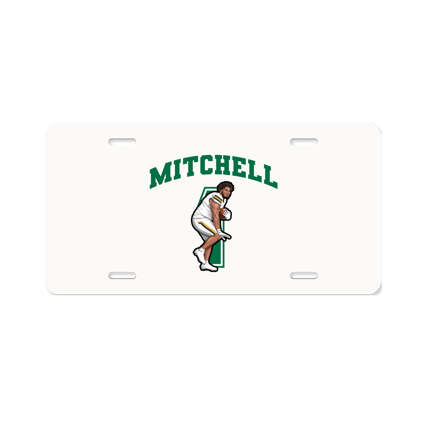 License Plate — Number in Classic