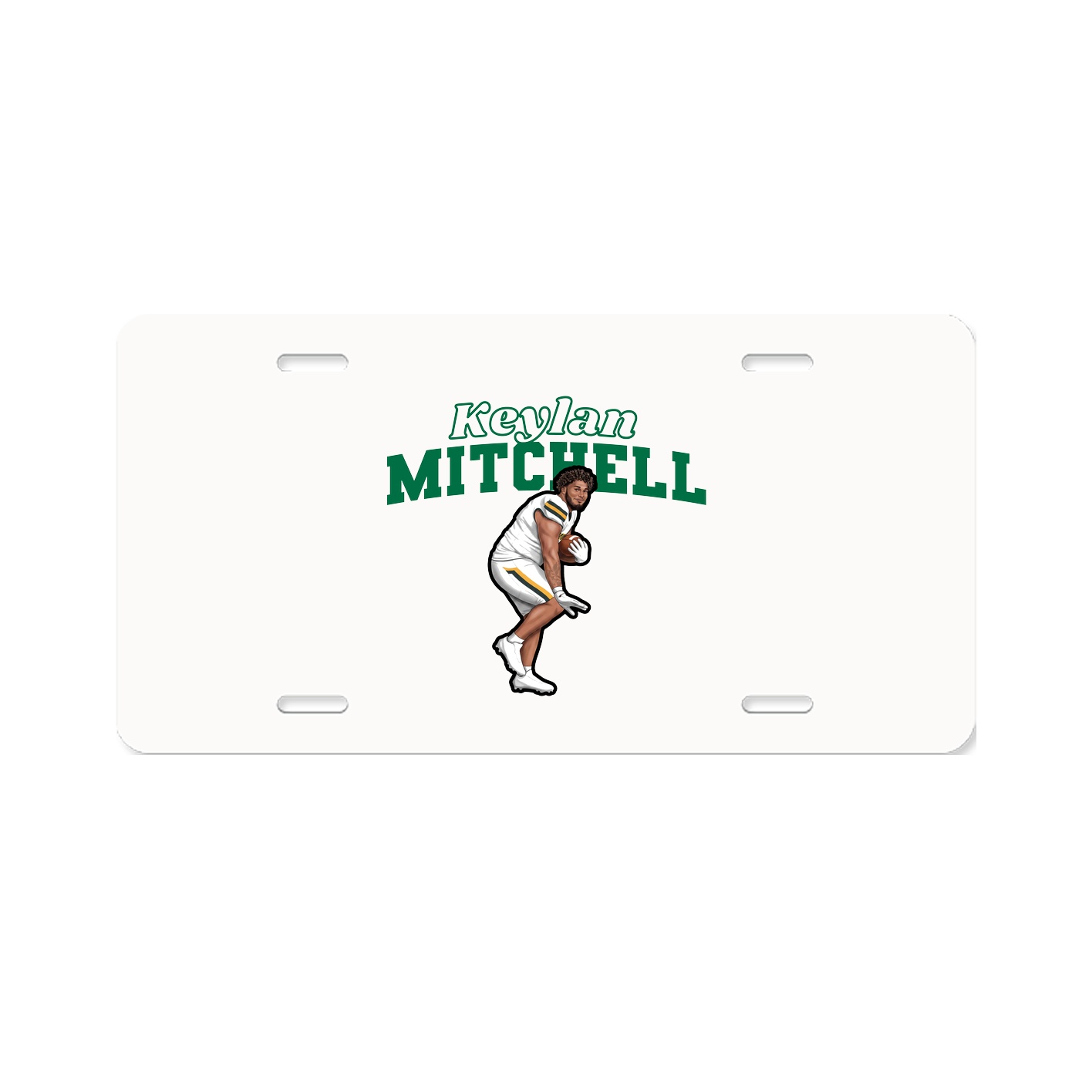License Plate — Name Arch in Classic