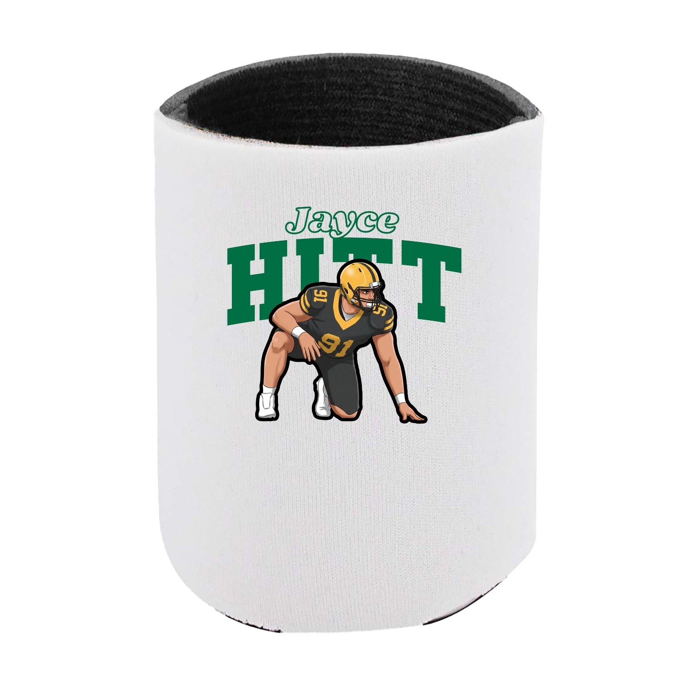 Can Holder — Name Arch in White
