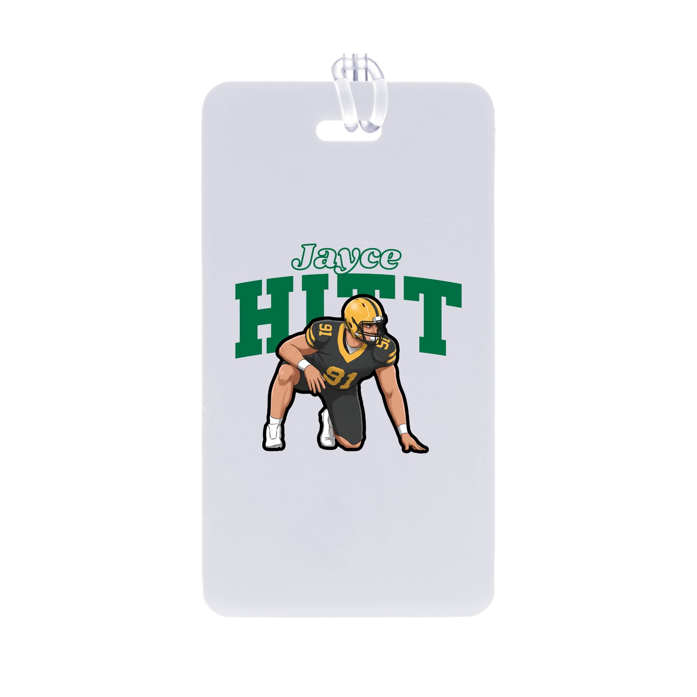 Bag Tag — Name Arch in Classic