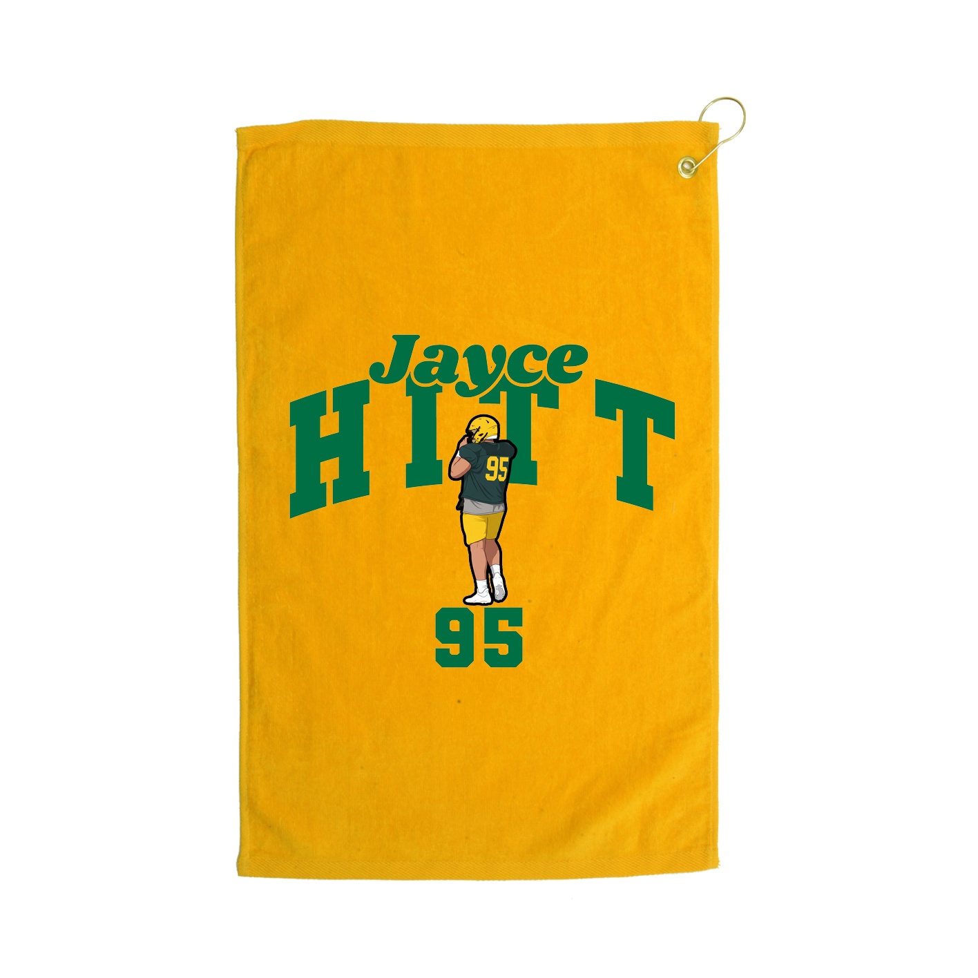 Golf Towel — Signature Arch in Gold