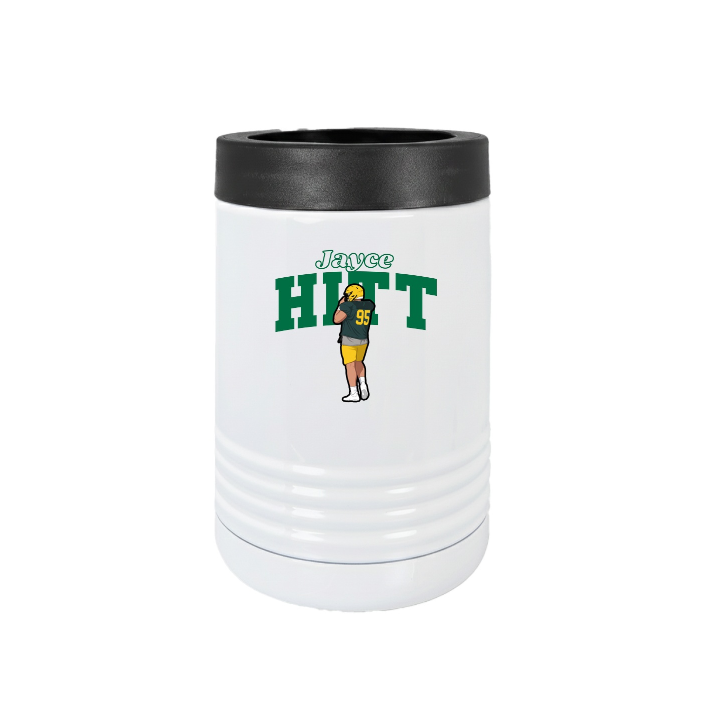 Beverage Holder — Name Arch in White