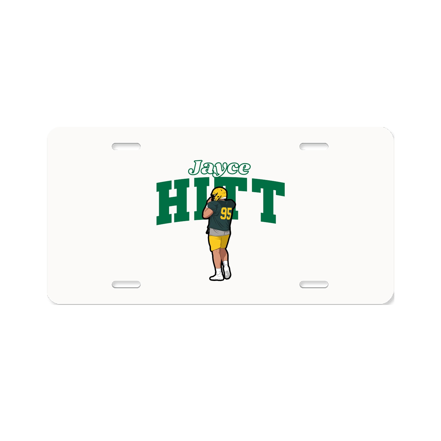 License Plate — Name Arch in Classic
