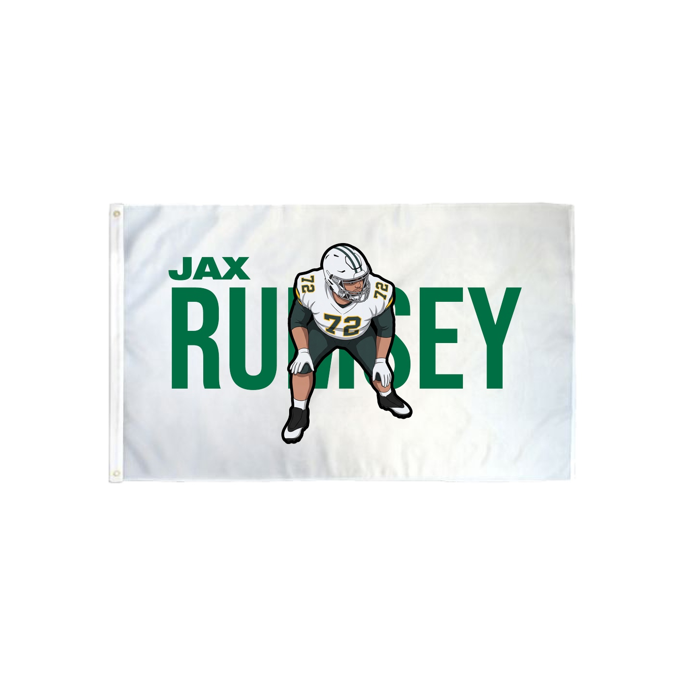 3x5 Flag — Player Name in Classic