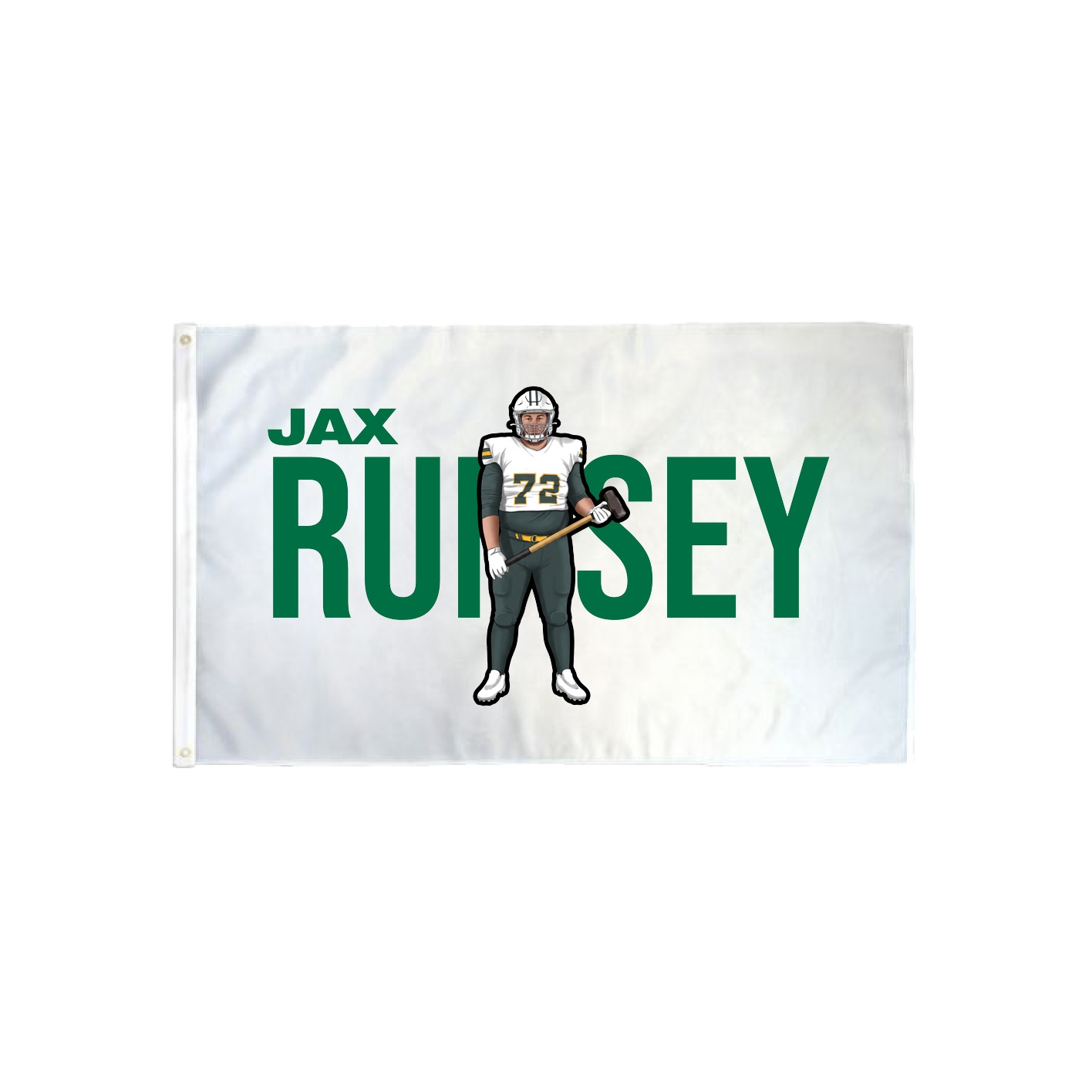 3x5 Flag — Player Name in Classic