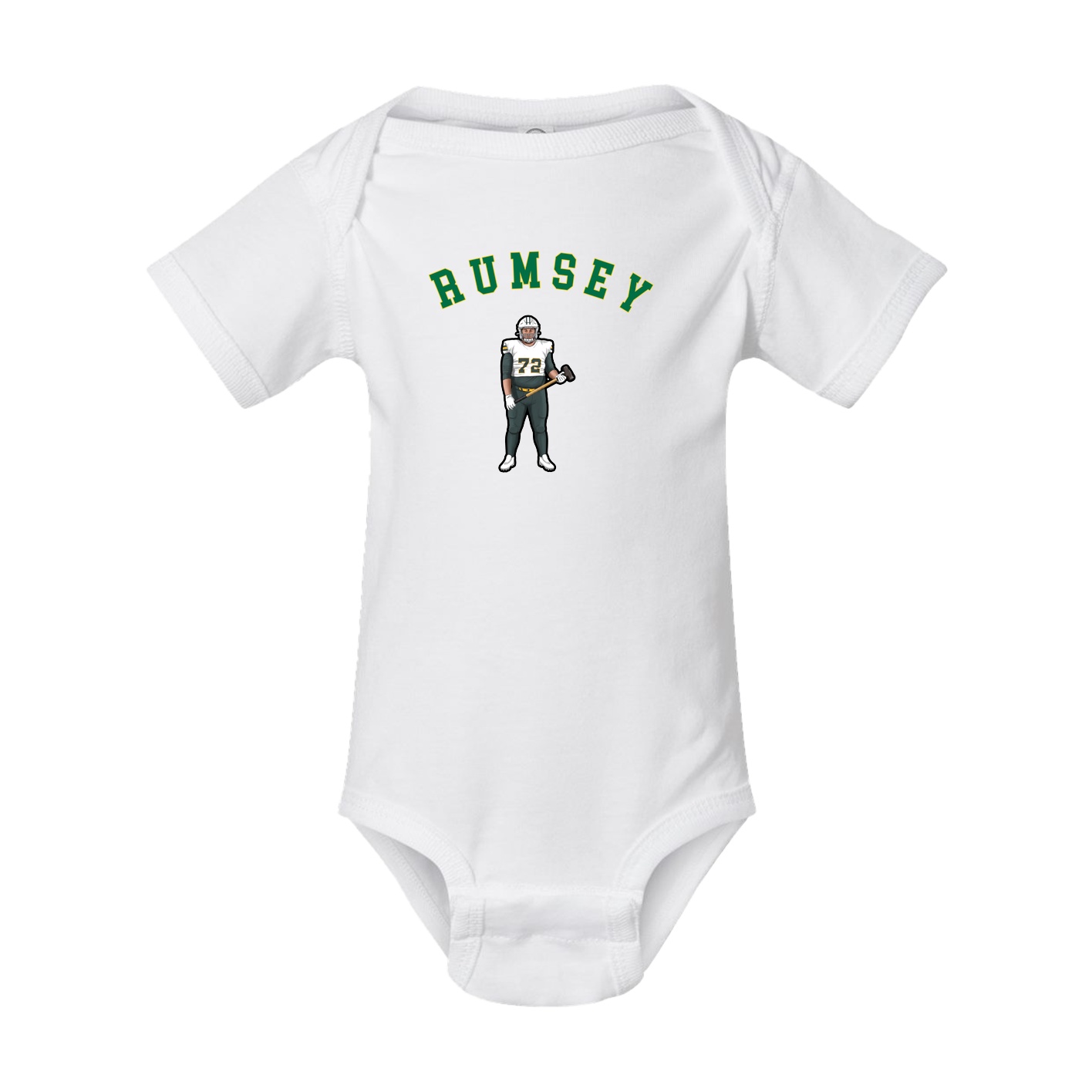 Baby Onesie — Shirsey Arch in White
