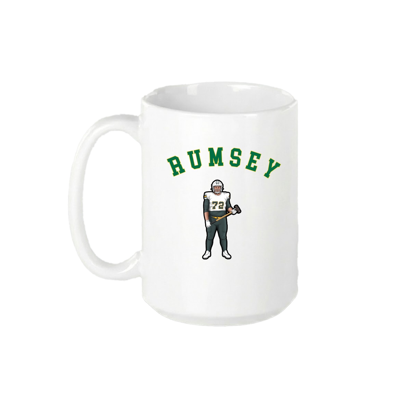 15oz Coffee Mug — Shirsey Arch in White