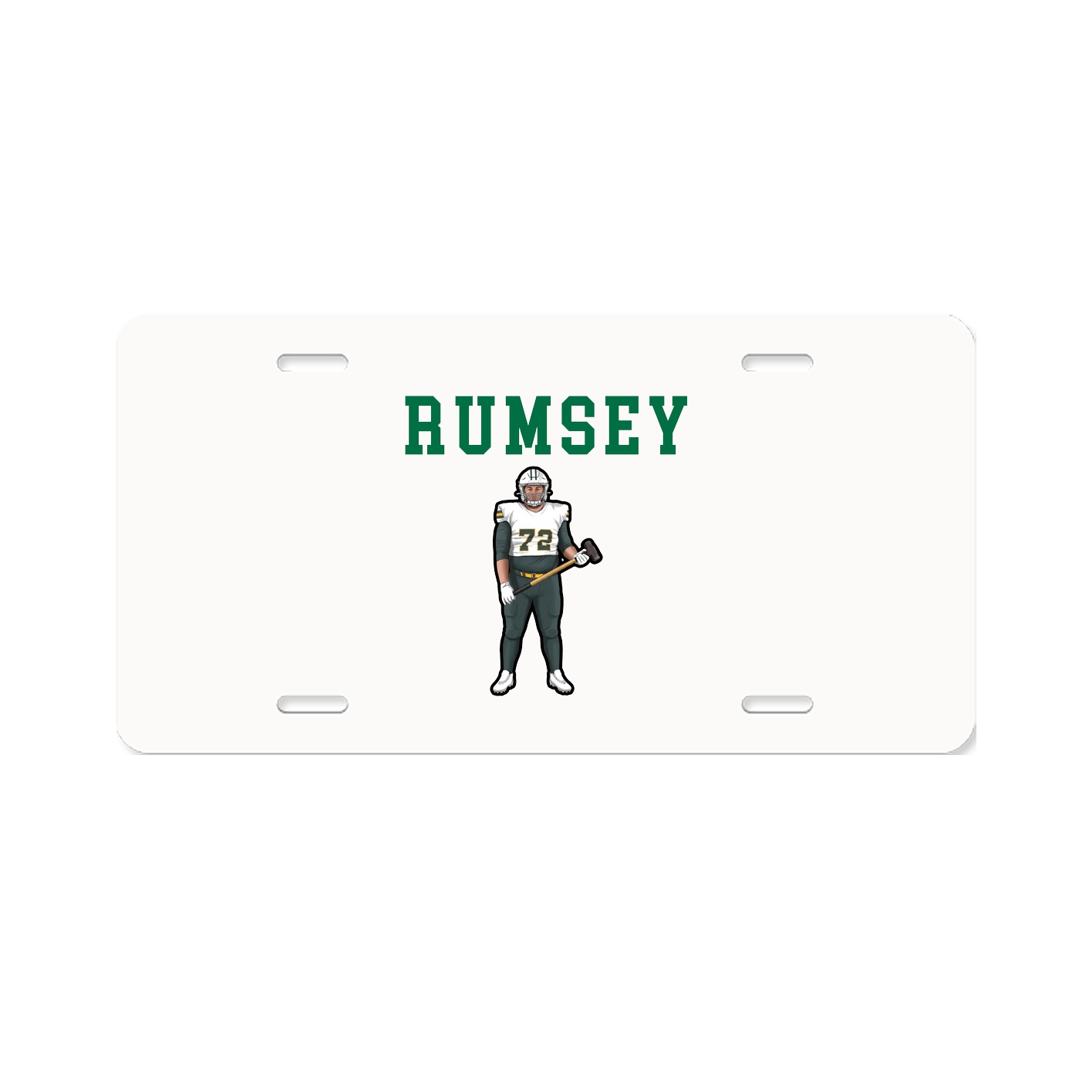 License Plate — Shirsey in Classic