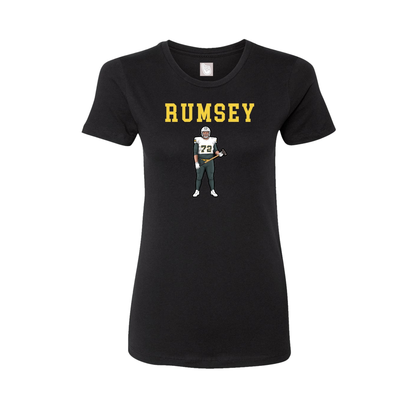 Fitted Women's Tee — Shirsey in Black