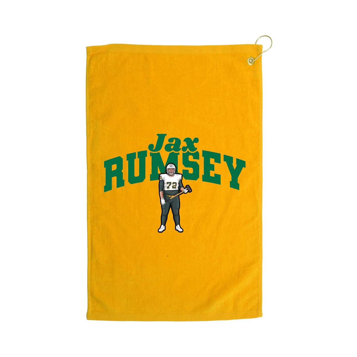 Golf Towel — Signature Arch in Gold