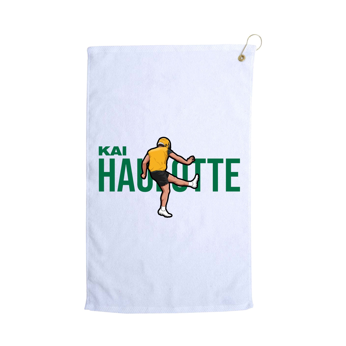Golf Towel — Player Name in White