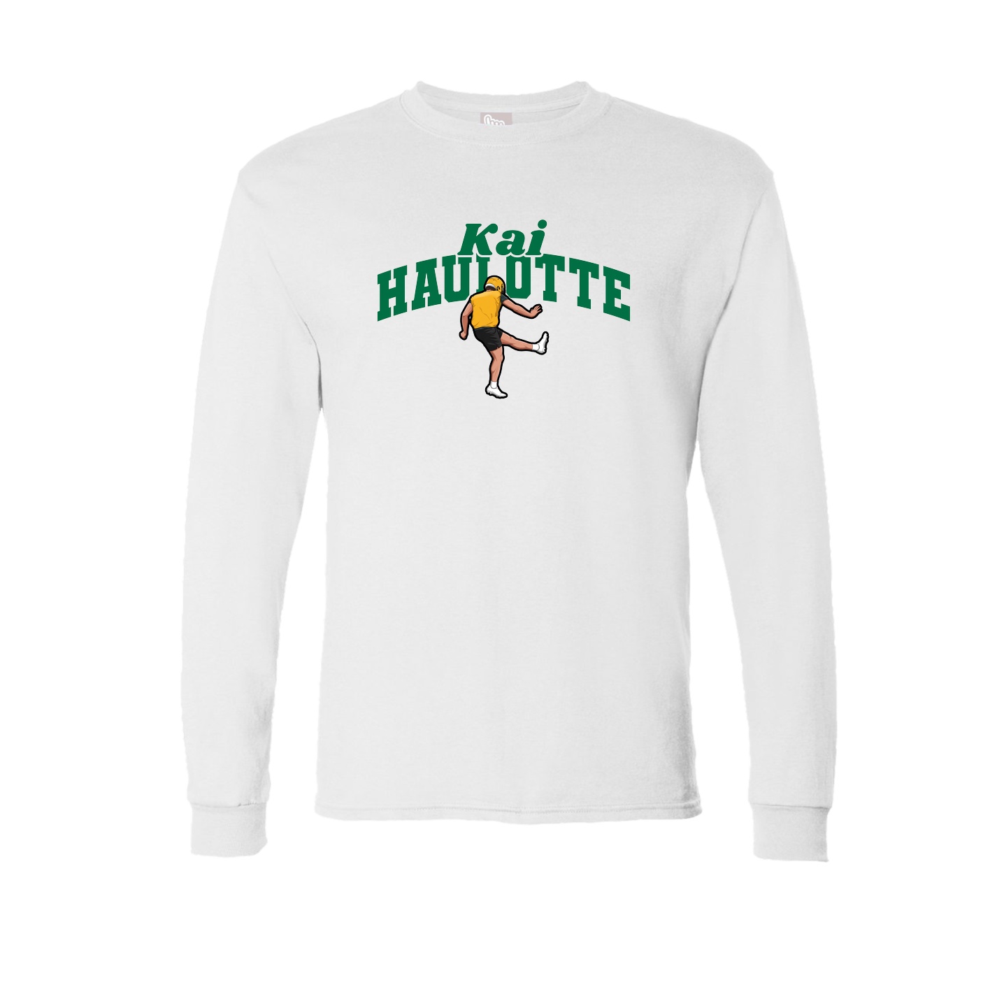 Long Sleeve Tee — Signature Arch in White
