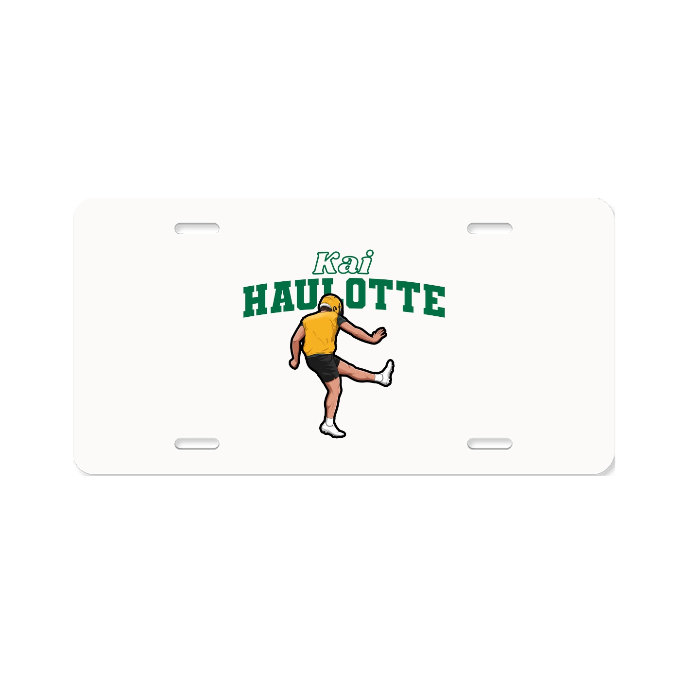 License Plate — Name Arch in Classic