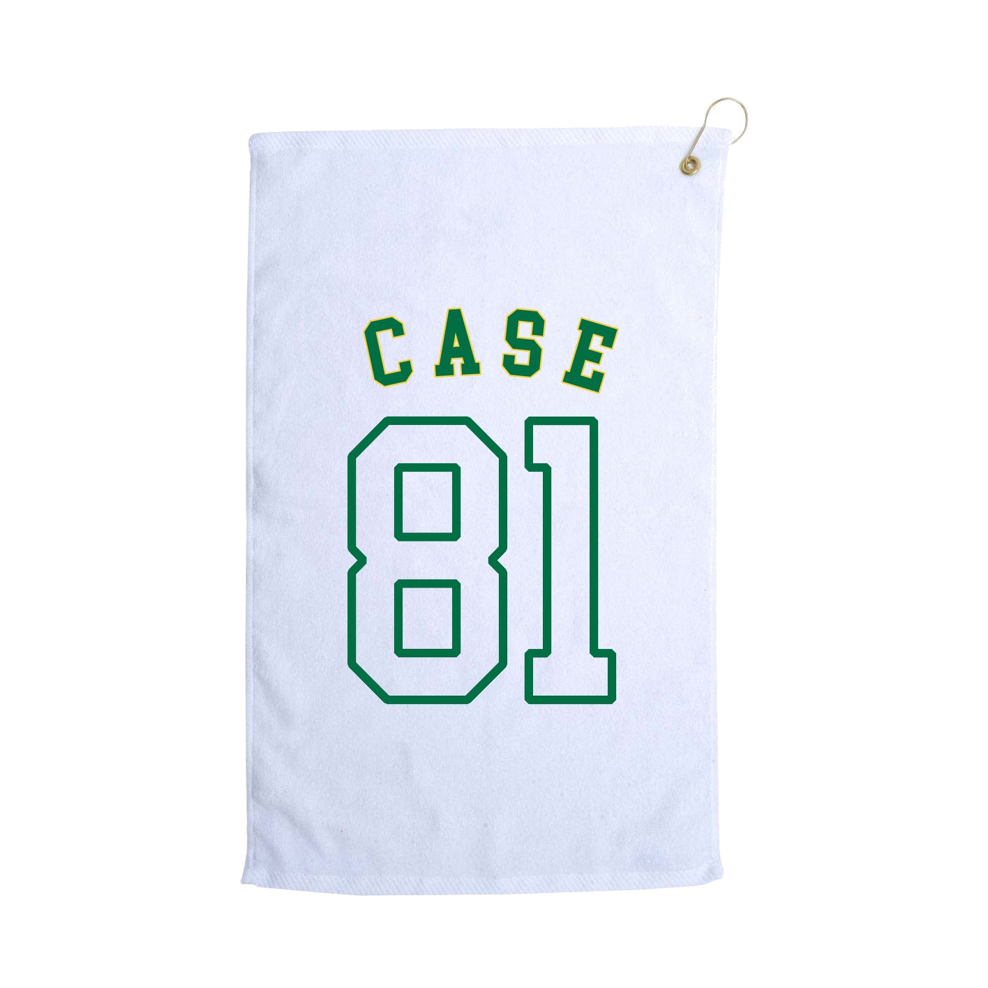 Golf Towel — Shirsey Arch in White