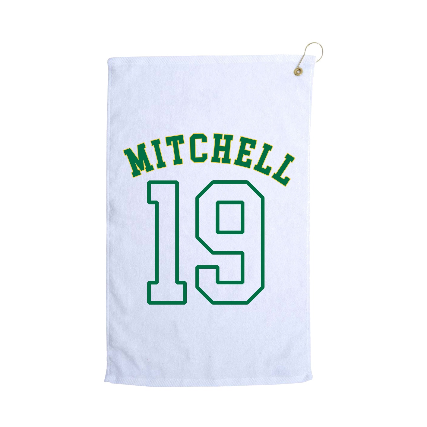 Golf Towel — Shirsey Arch in White