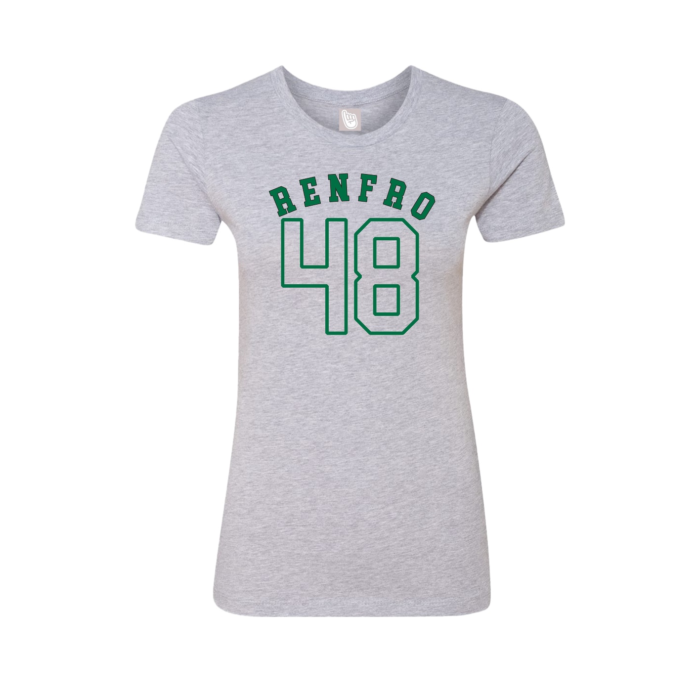 Fitted Women's Tee — Shirsey Arch in Grey