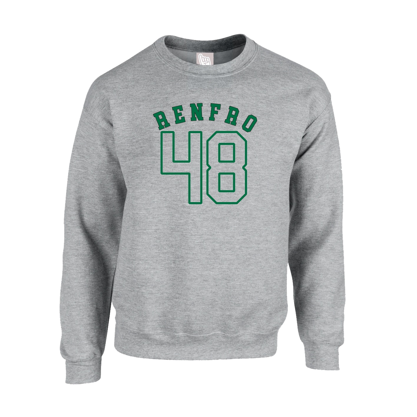 Fleece Crew — Shirsey Arch in Grey