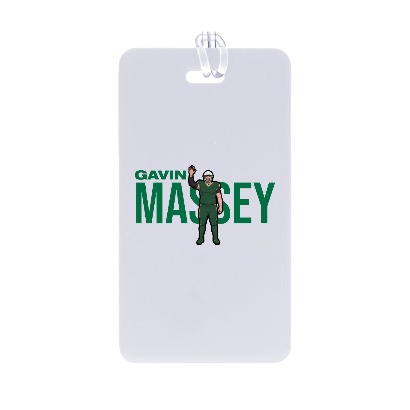 Bag Tag — Player Name in Classic