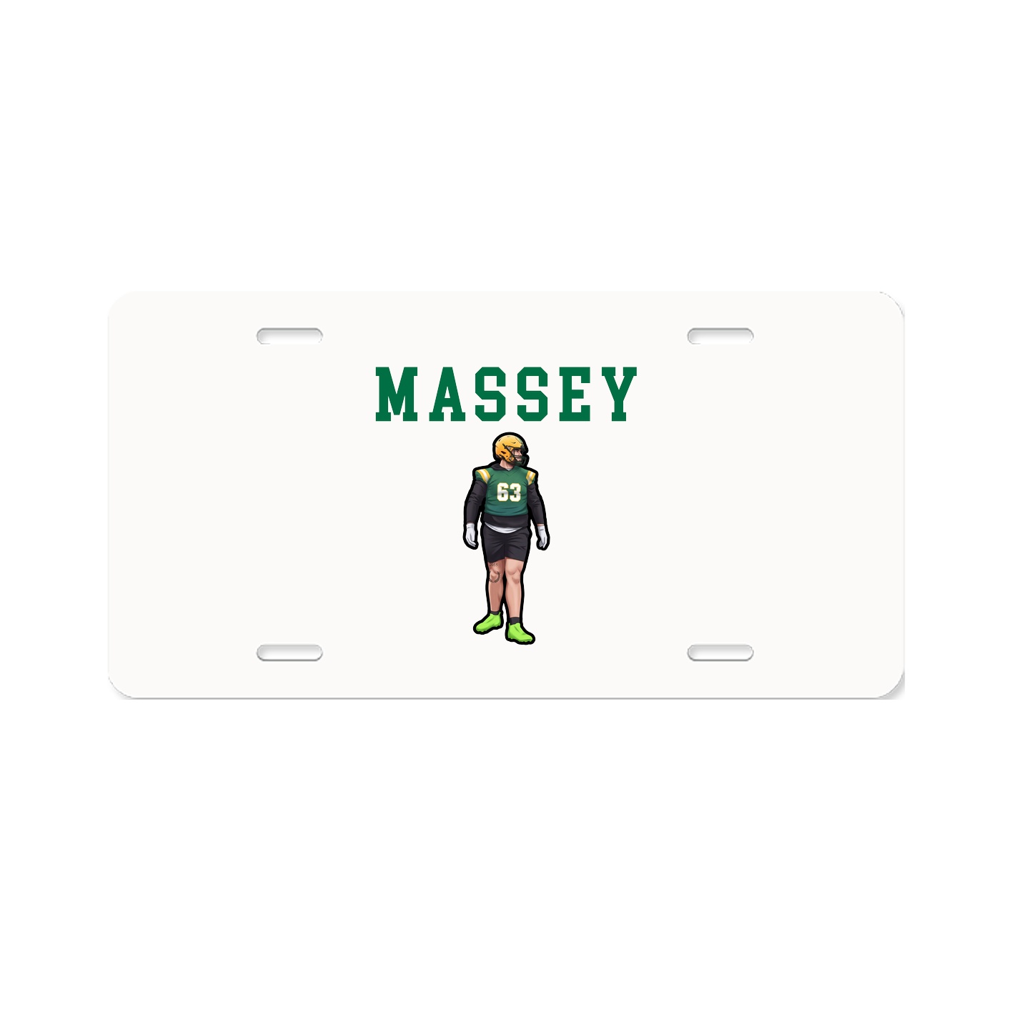 License Plate — Shirsey in Classic