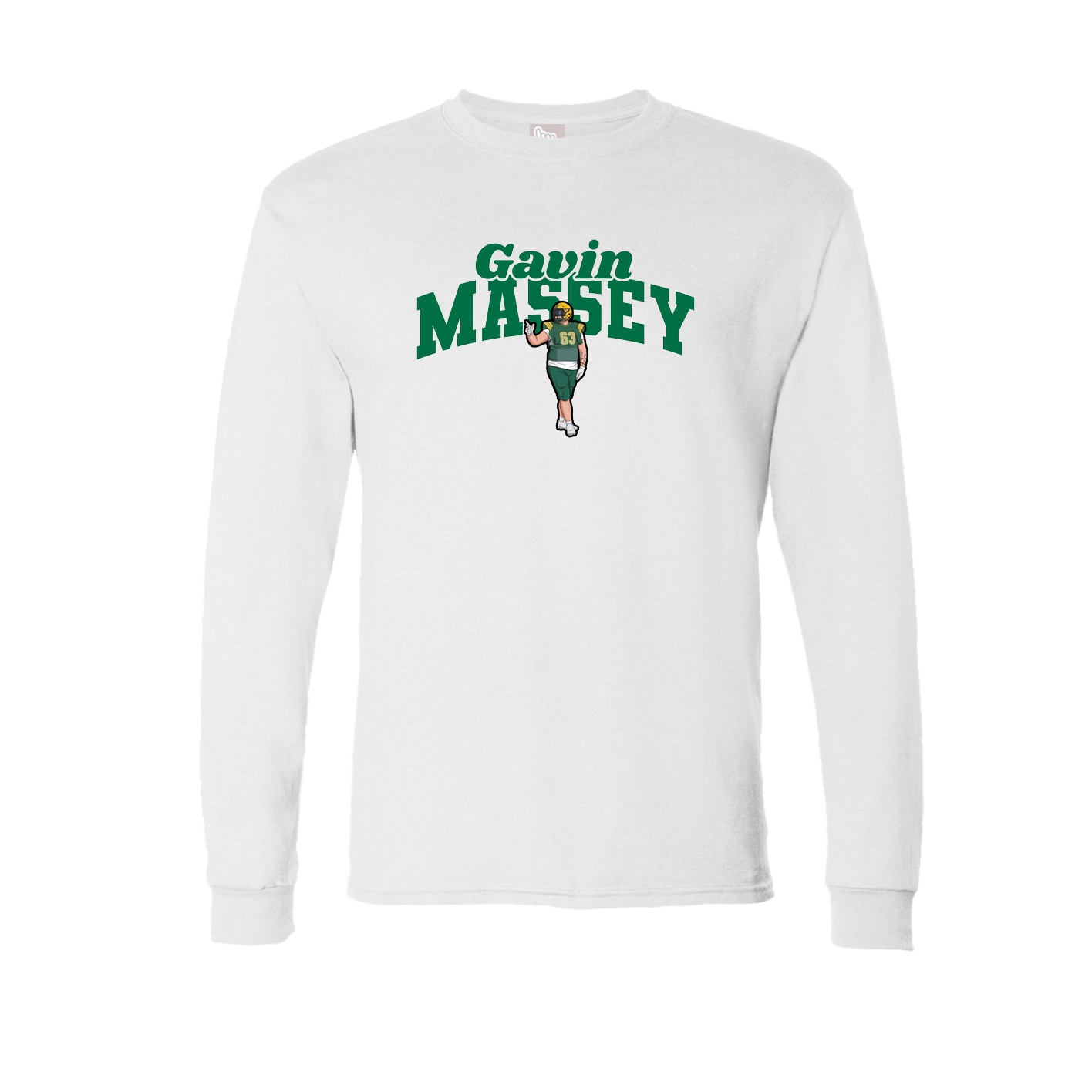 Long Sleeve Tee — Signature Arch in White