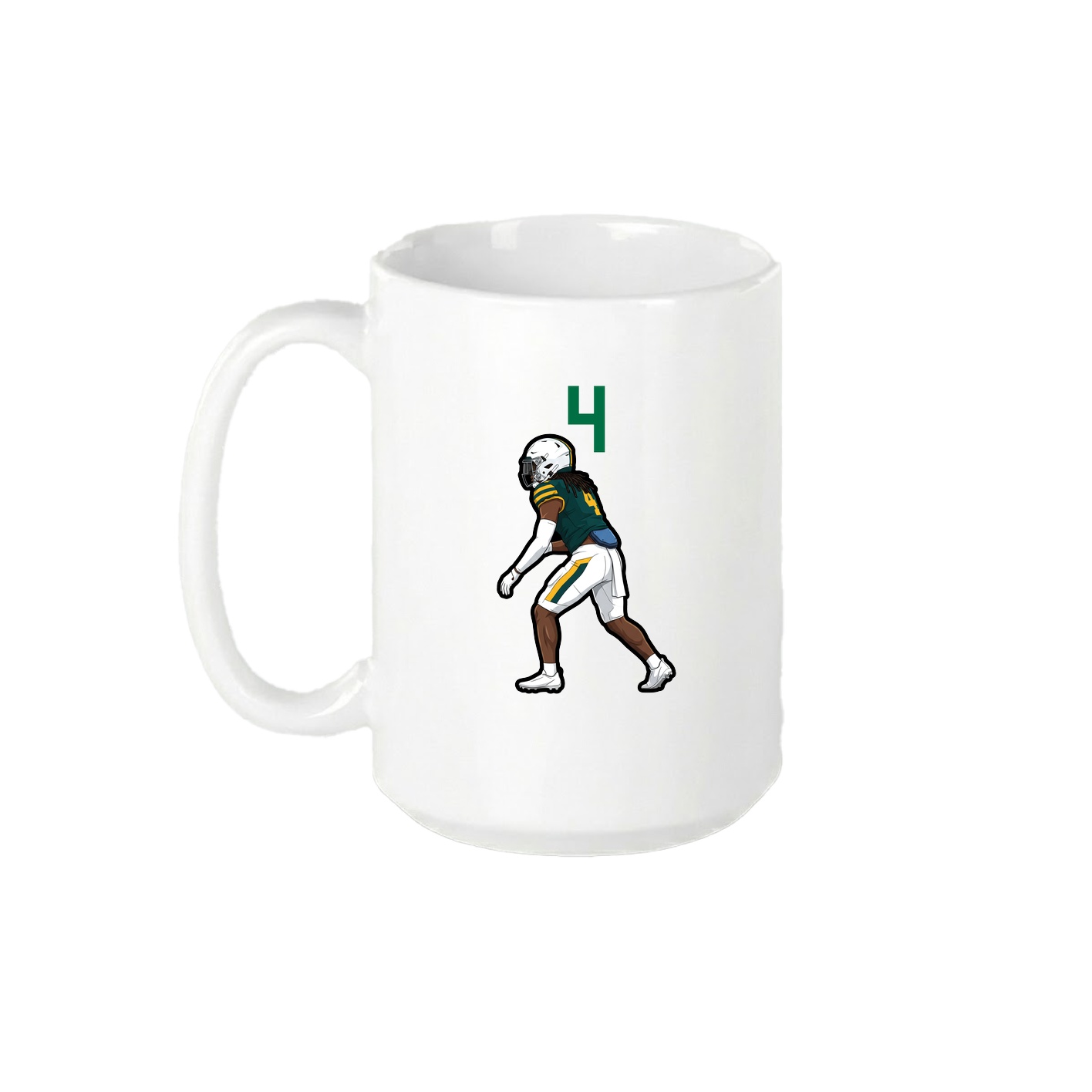 15oz Coffee Mug — Number Top in White