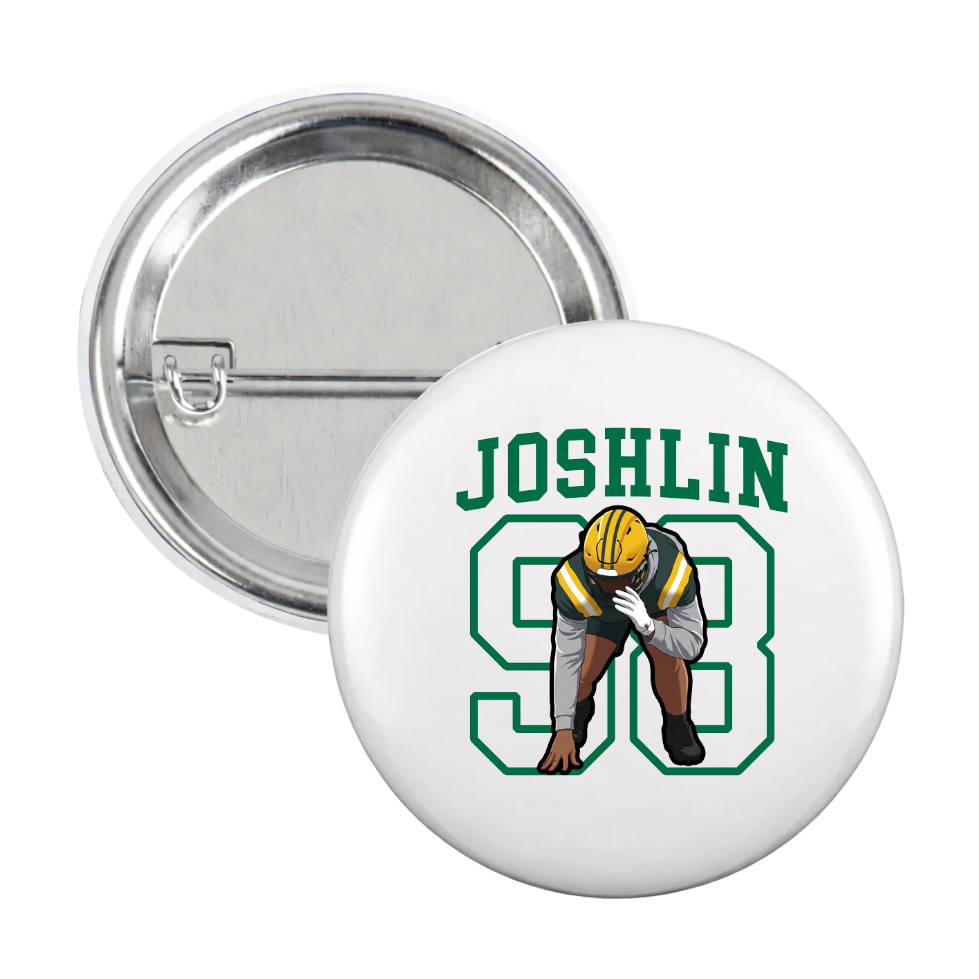 Game Day Button — Shirsey in White