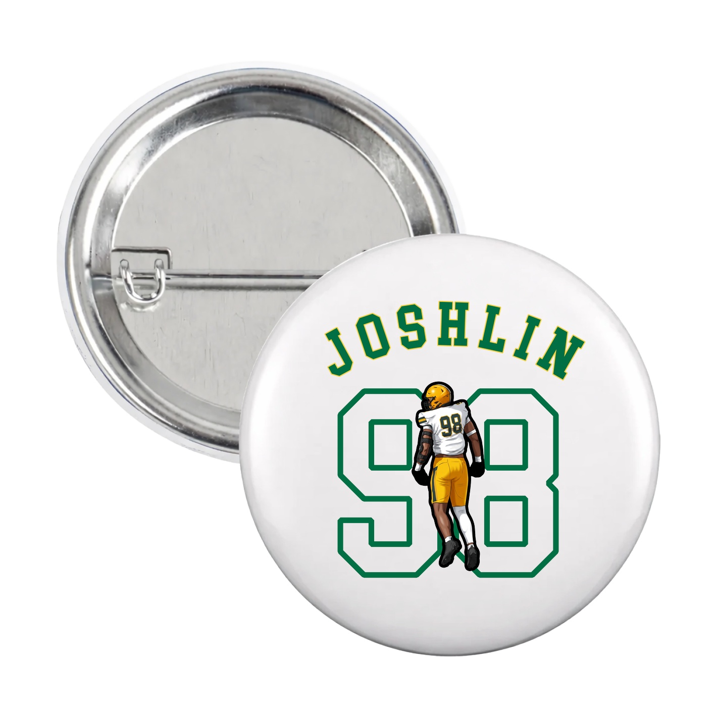 Game Day Button — Shirsey Arch in White
