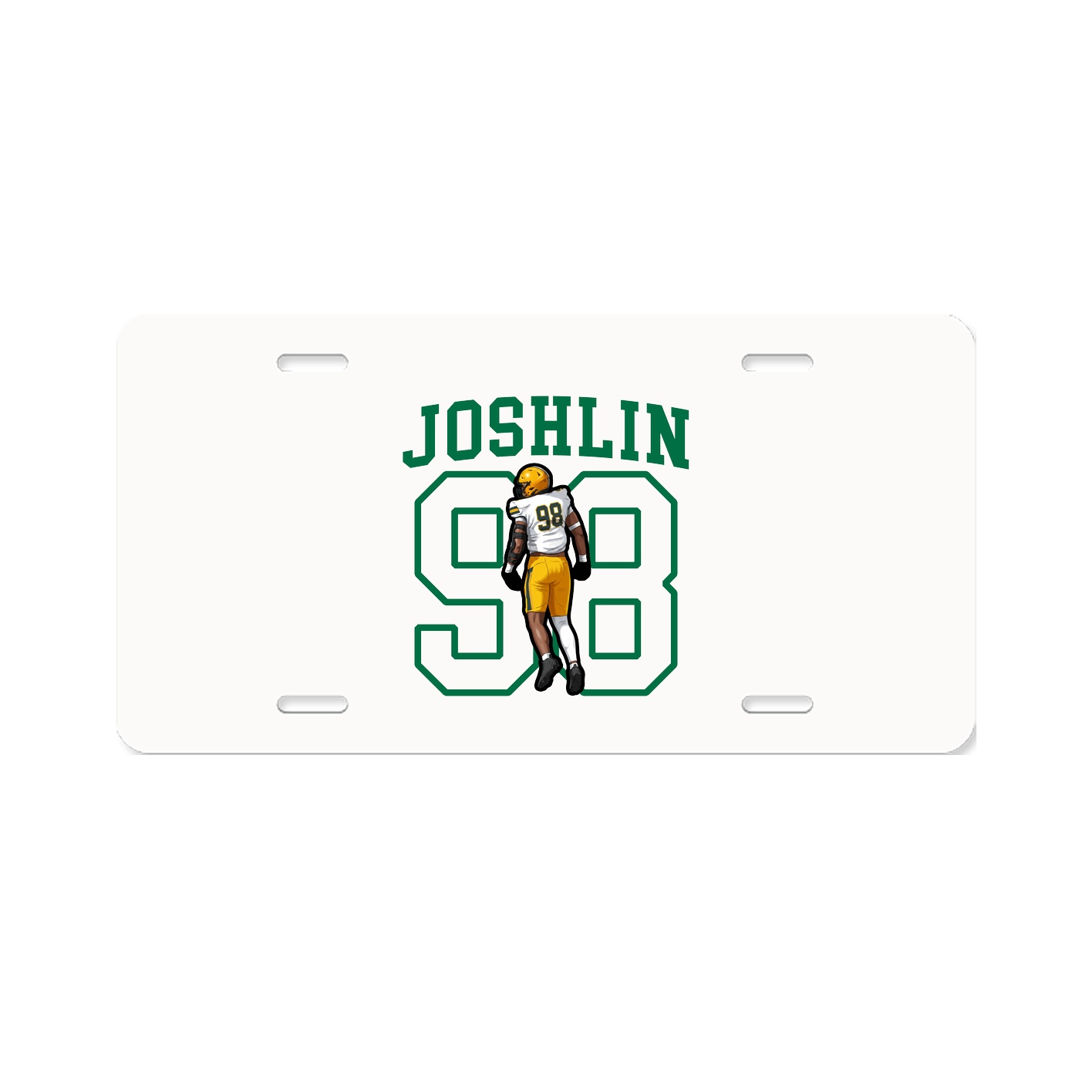 License Plate — Shirsey in Classic