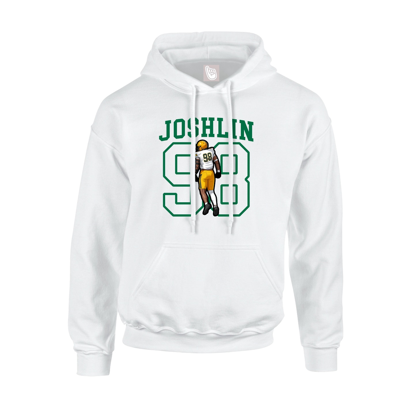 Hoodie — Shirsey in White