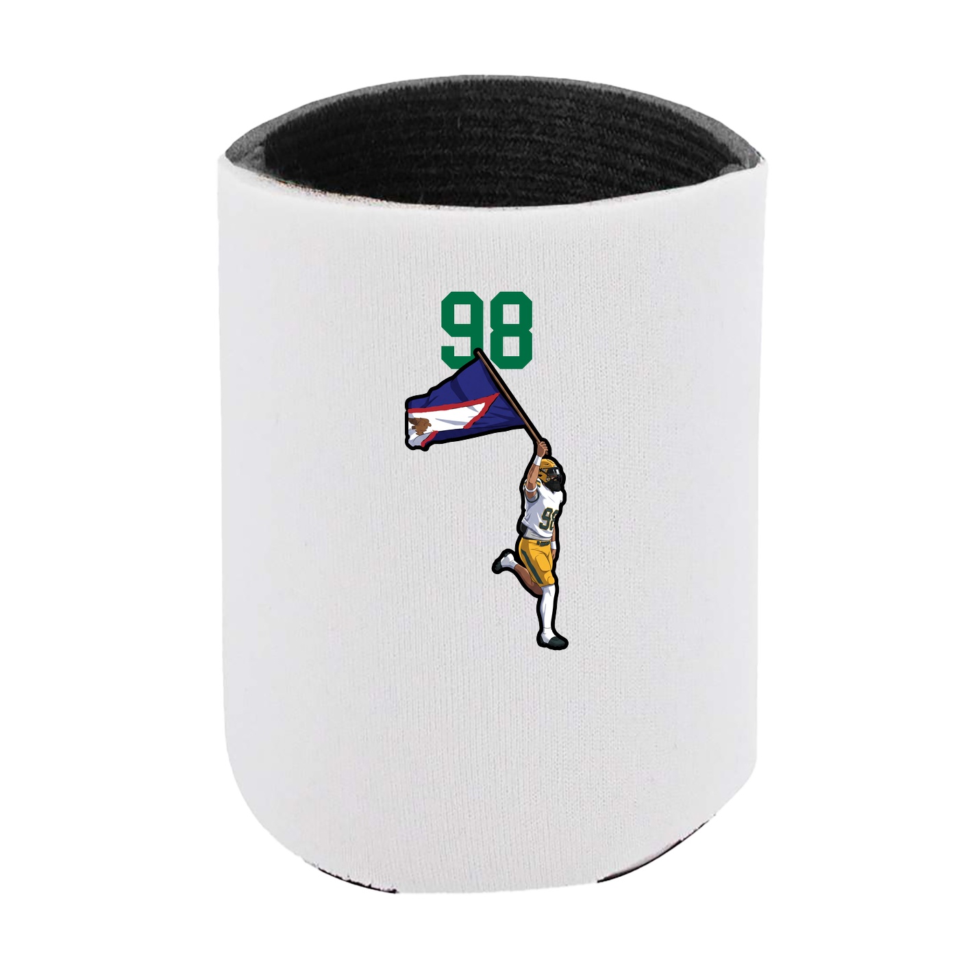 Can Holder — Number Top in White