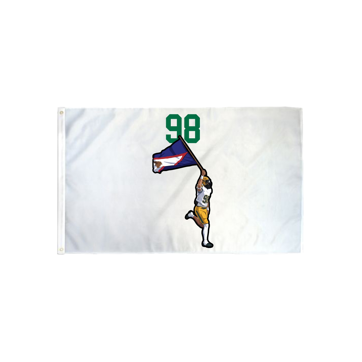 3x5 Flag — Number Top in Classic