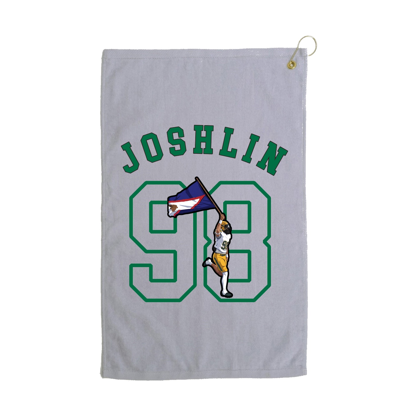 Golf Towel — Shirsey Arch in Grey