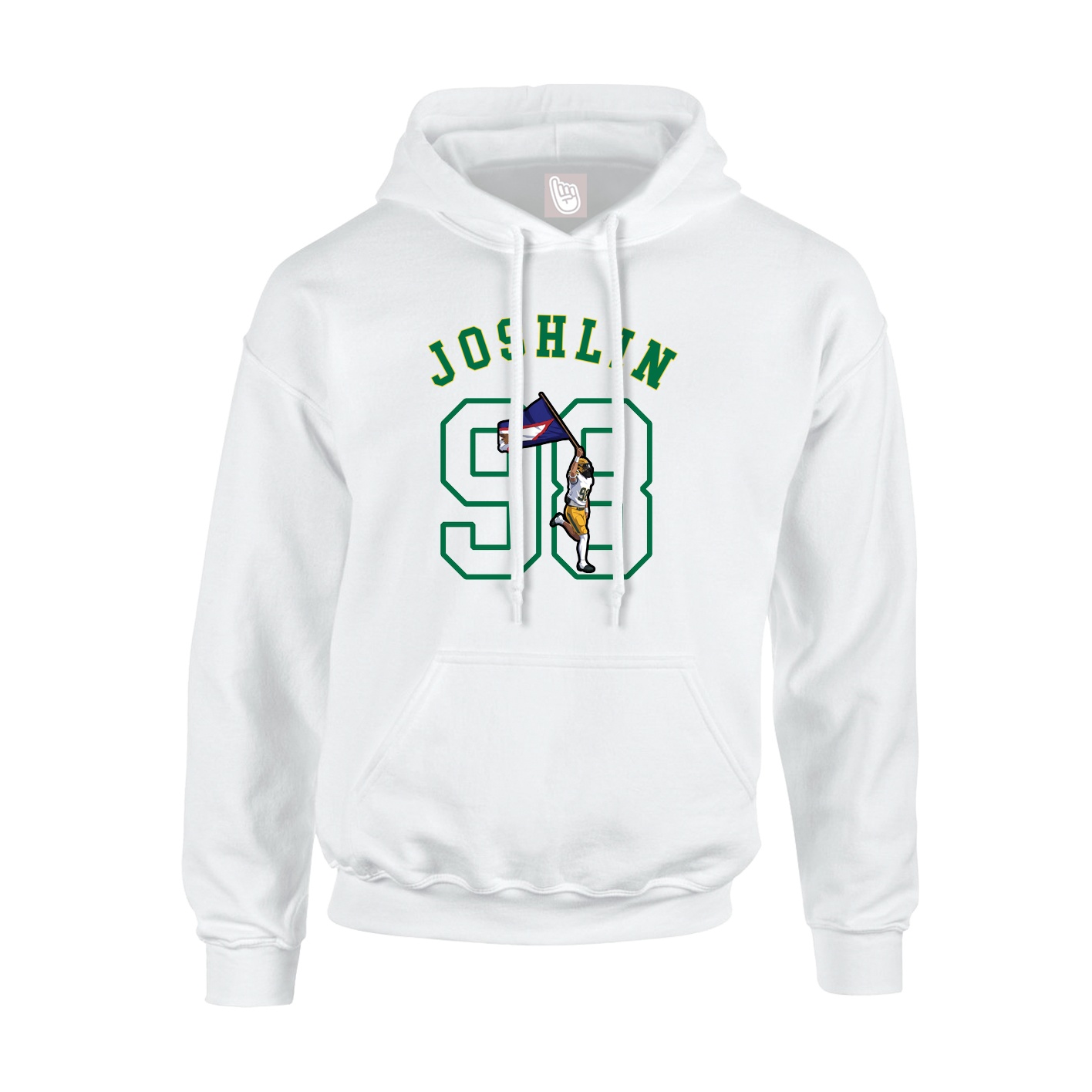 Hoodie — Shirsey Arch in White