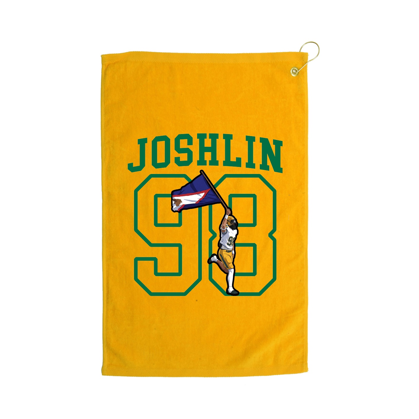 Golf Towel — Shirsey in Gold