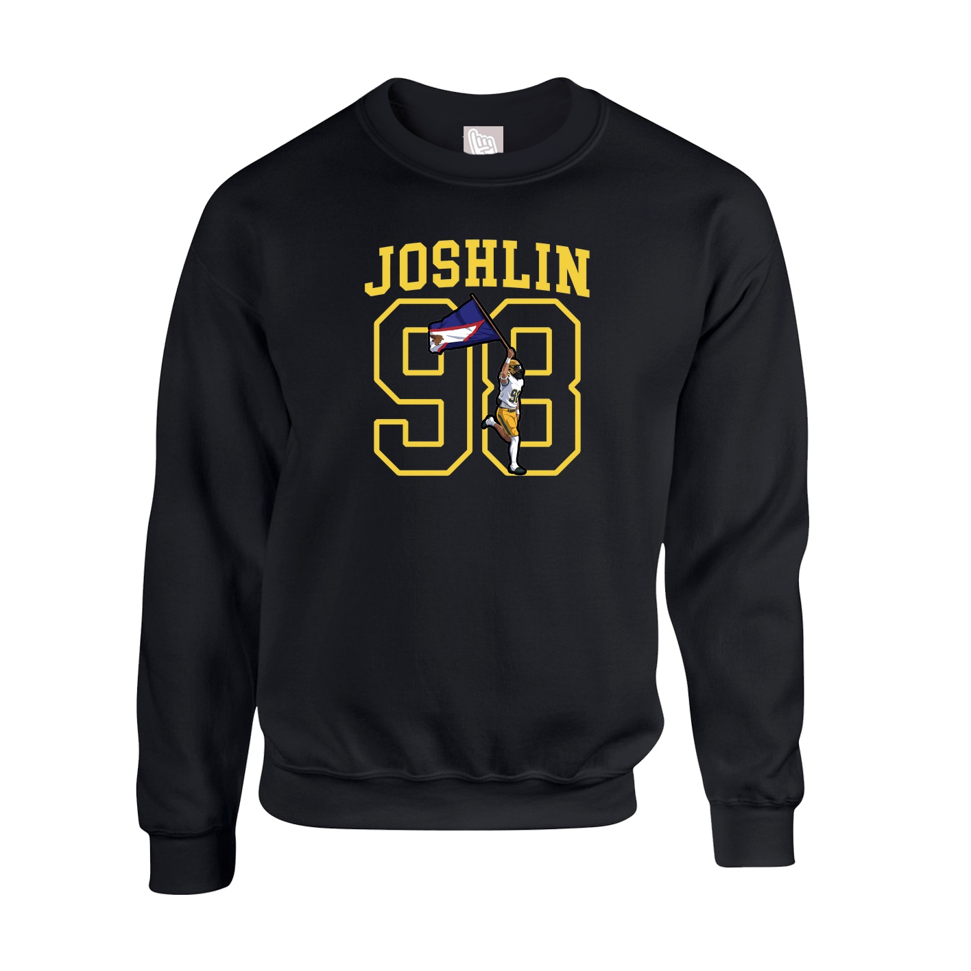Fleece Crew — Shirsey in Black