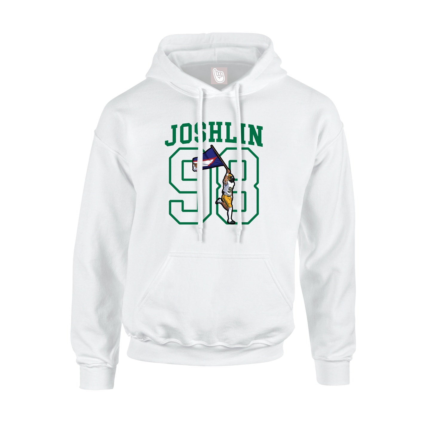 Youth Hoodie — Shirsey in White