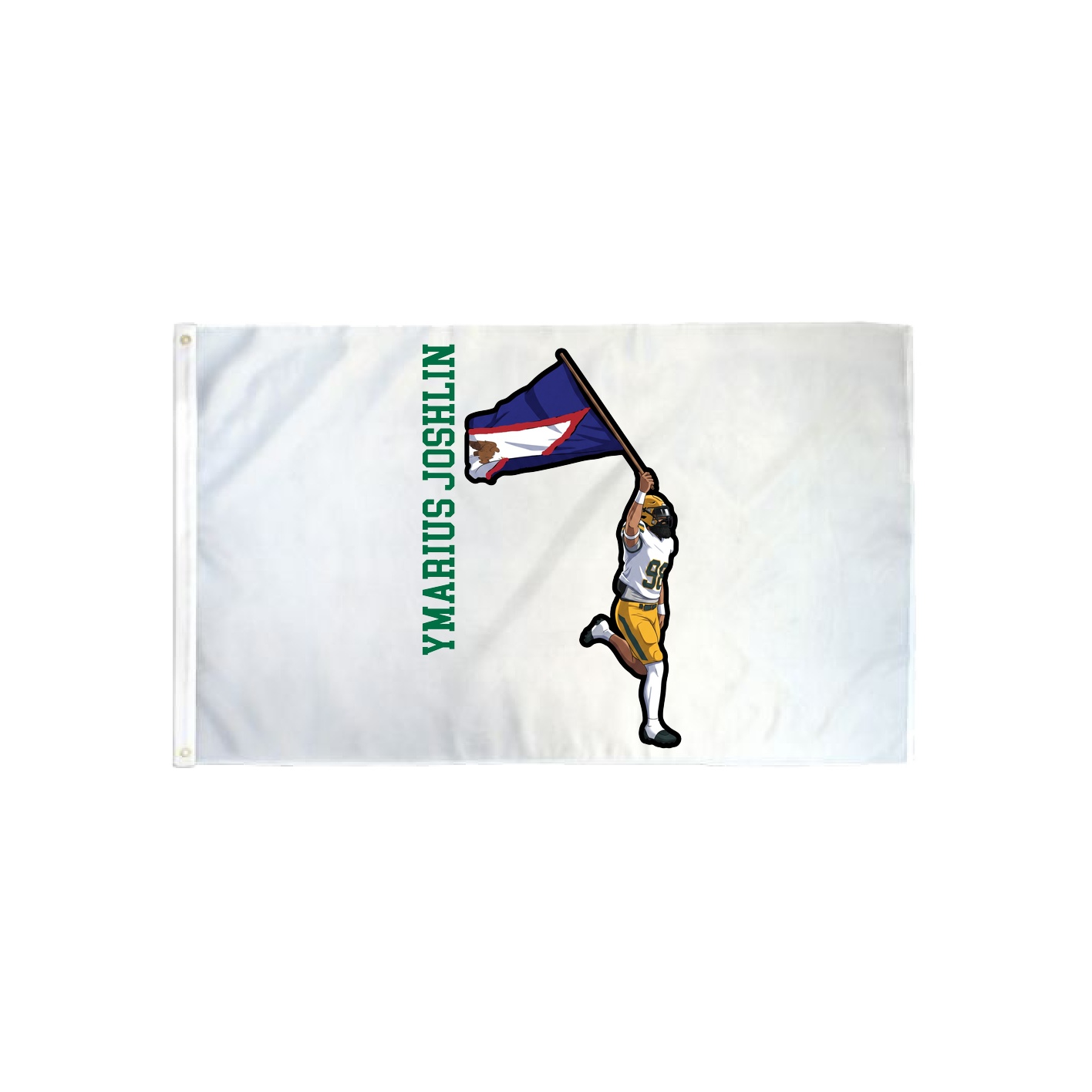 3x5 Flag — Name Vertical in Classic