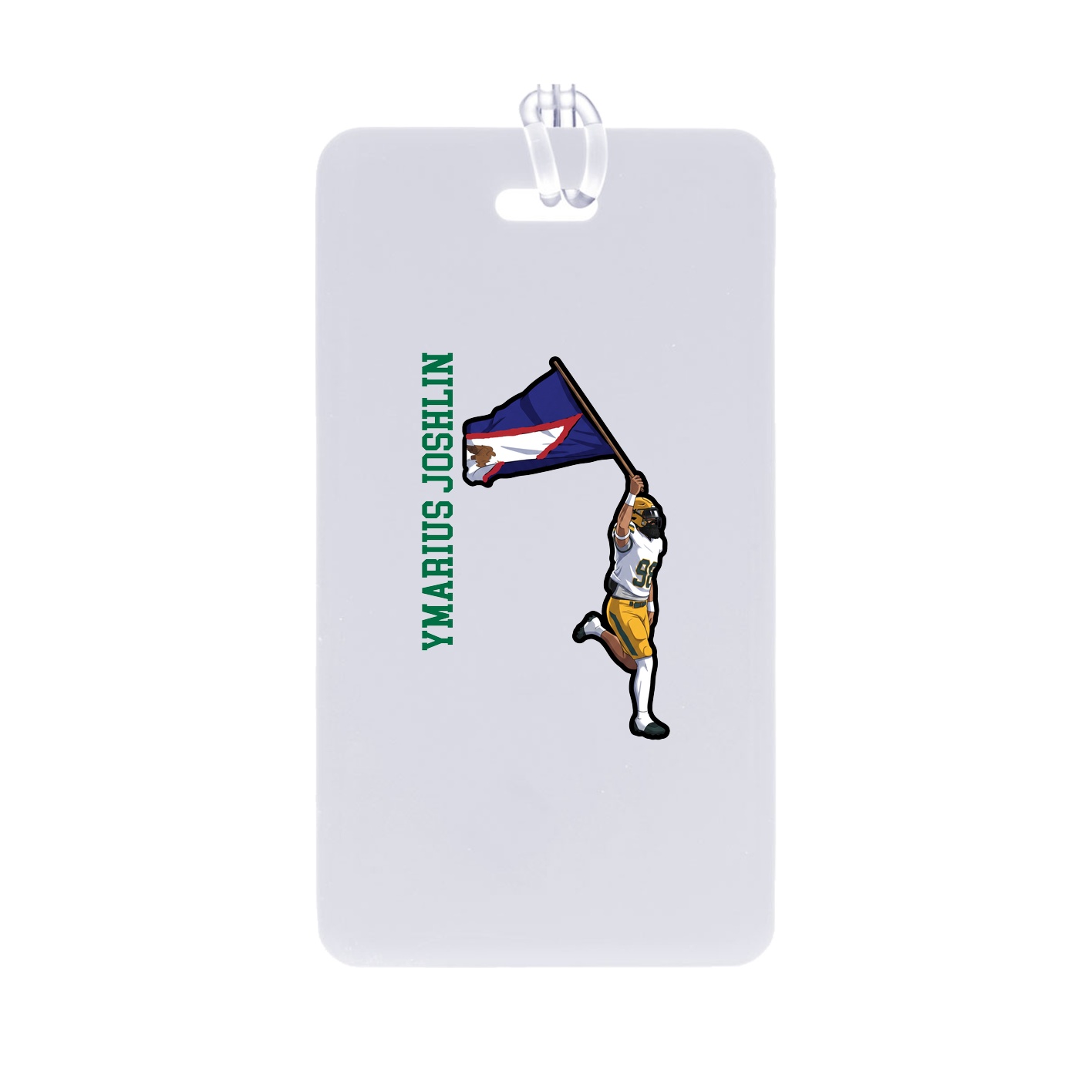 Bag Tag — Name Vertical in Classic
