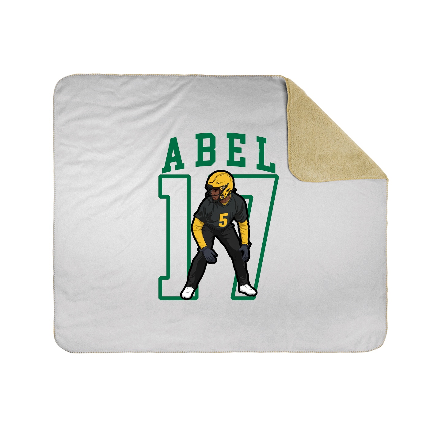 50x60 Sherpa Lined Throw Blanket