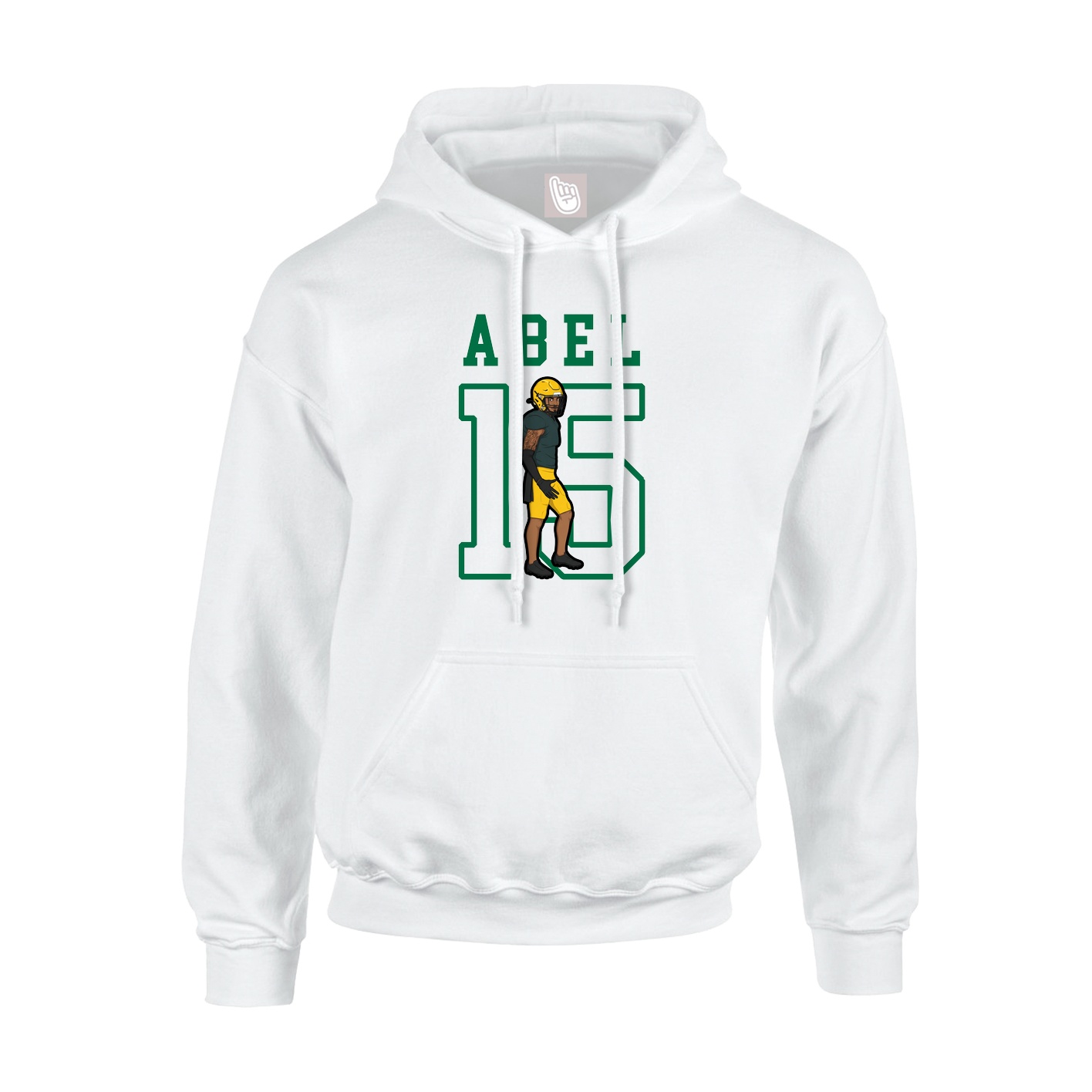 Hoodie — Shirsey in White